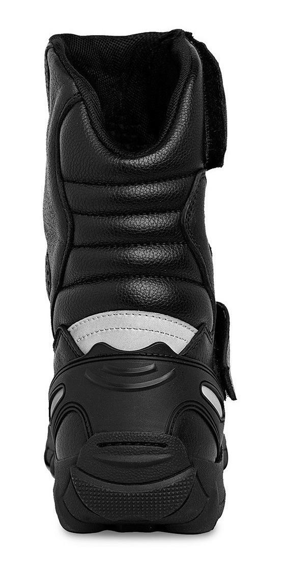 Bota motociclista WKL Biker para caballero Mod.76222 Negro Flother / Bisonte - Imagen 4