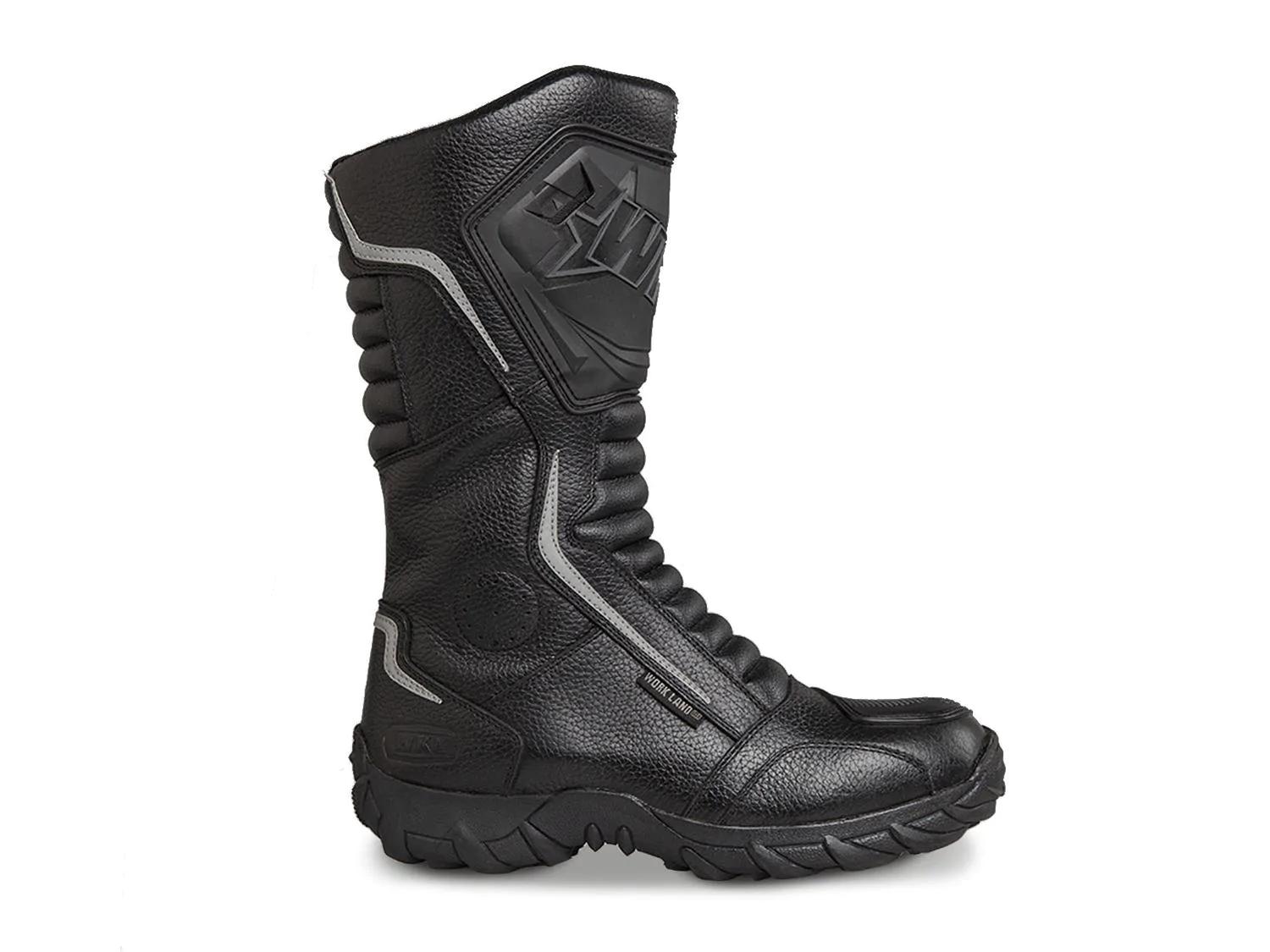 Bota motociclista WKL Biker para caballero Mod.76227 Negro Flother / Bisonte - Imagen 2