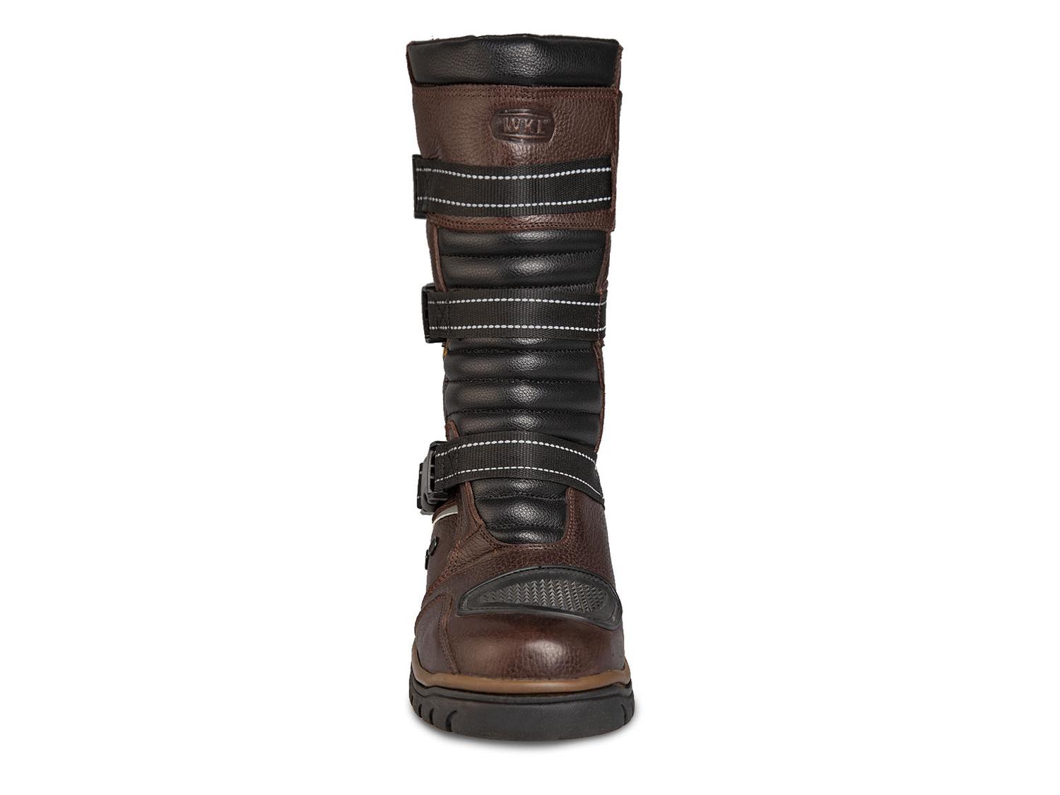Bota motociclista WKL Biker para caballero Mod.77415 Chocolate Flother / Bisonte - Imagen 2