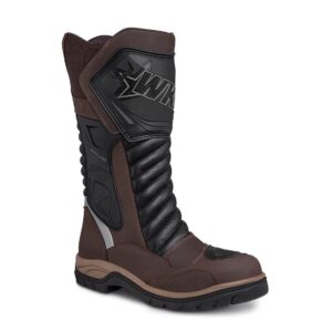 Bota motociclista WKL Biker para caballero Mod.77426 Chocolate Graso