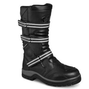 Bota motociclista WKL Biker para caballero Mod.77428 Negro Flother / Bisonte
