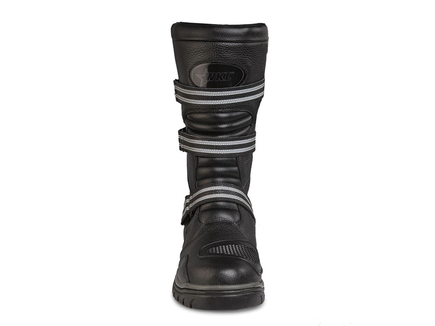 Bota motociclista WKL Biker para caballero Mod.77428 Negro Flother / Bisonte - Imagen 2