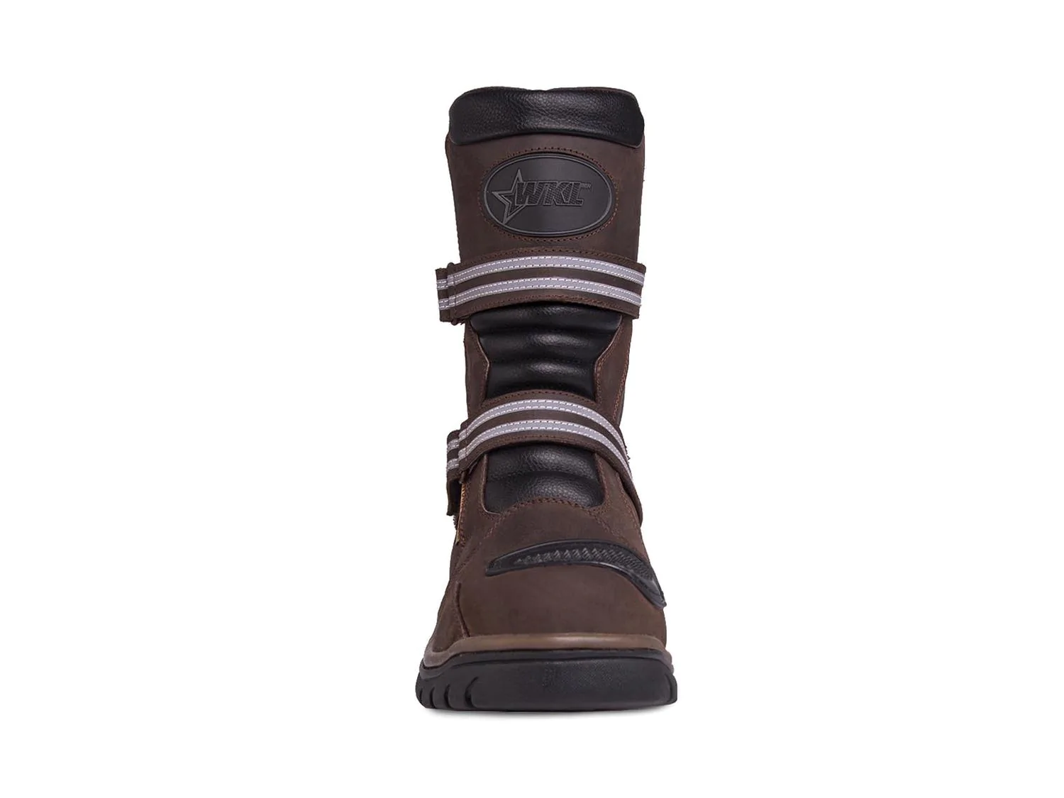 Bota motociclista WKL Biker para caballero Mod.77429 Chocolate Graso - Imagen 2