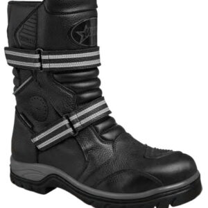 Bota motociclista WKL Biker para caballero Mod.77429 Negro Flother / Bisonte