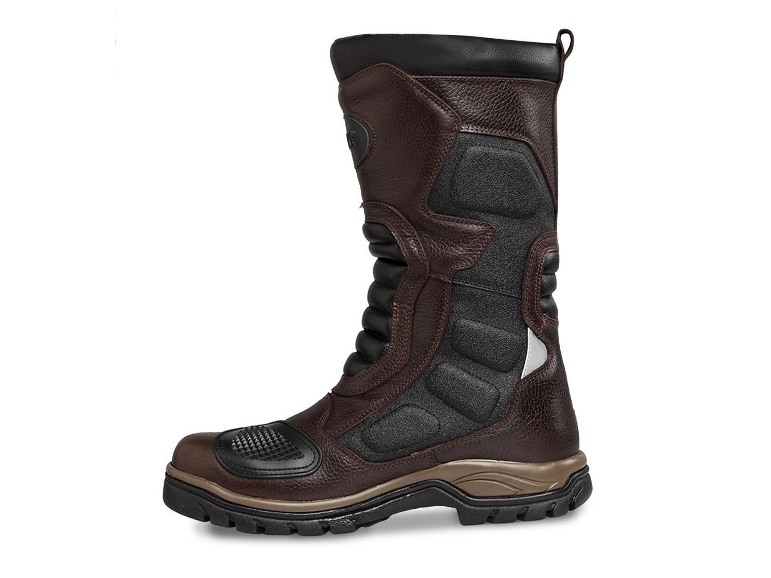 Bota motociclista WKL Biker para caballero Mod.77431 Chocolate Flother / Bisonte - Imagen 3