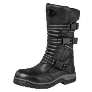 Bota motociclista WKL Biker para caballero Mod.77432 Negro Flother / Bisonte