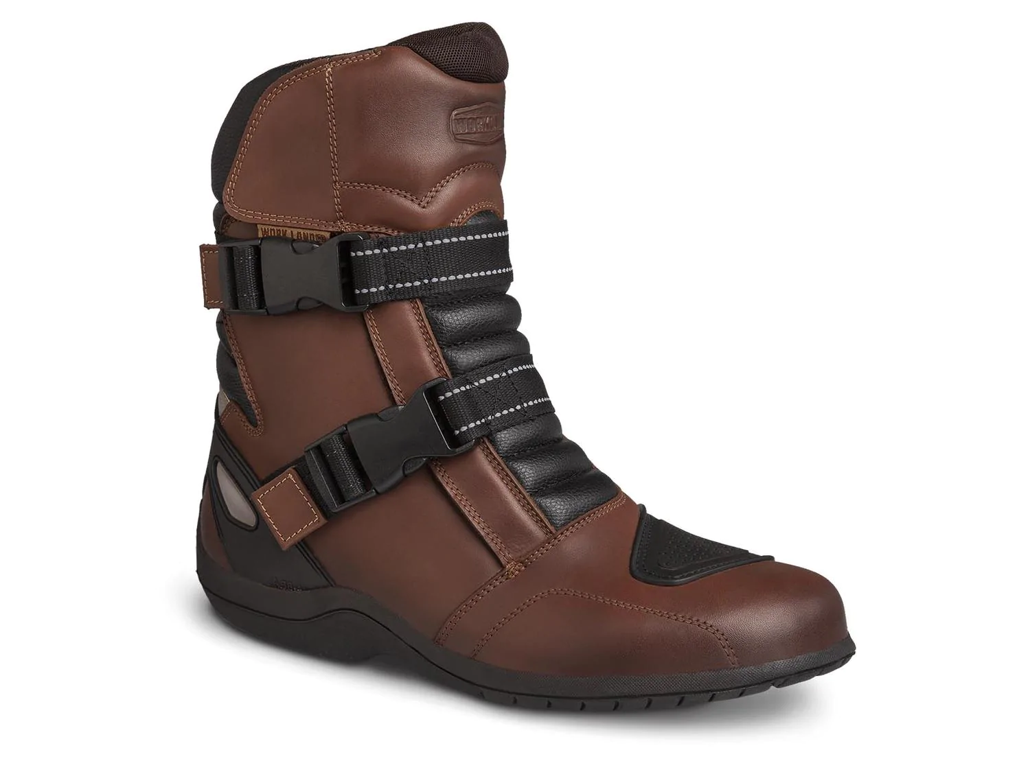 Bota motociclista WKL Biker para caballero Mod.80007 Cogñac Cloud