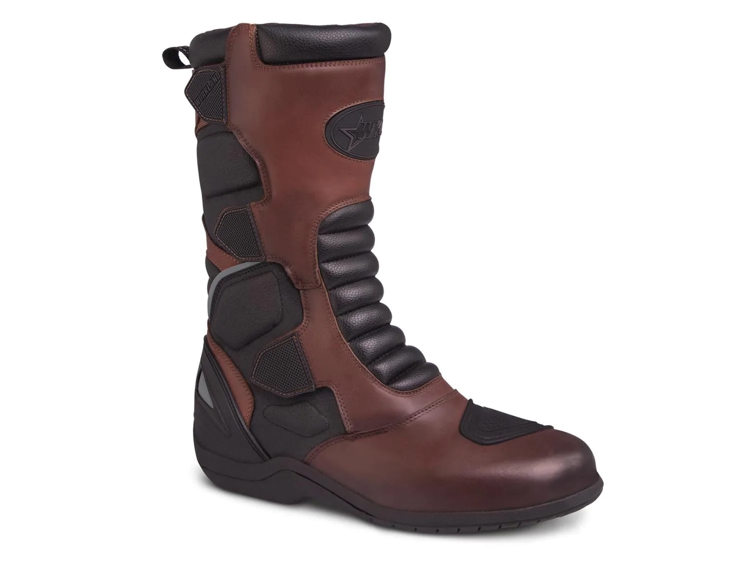 Bota motociclista WKL Biker para dama Mod.80009 Cogñac Cloud