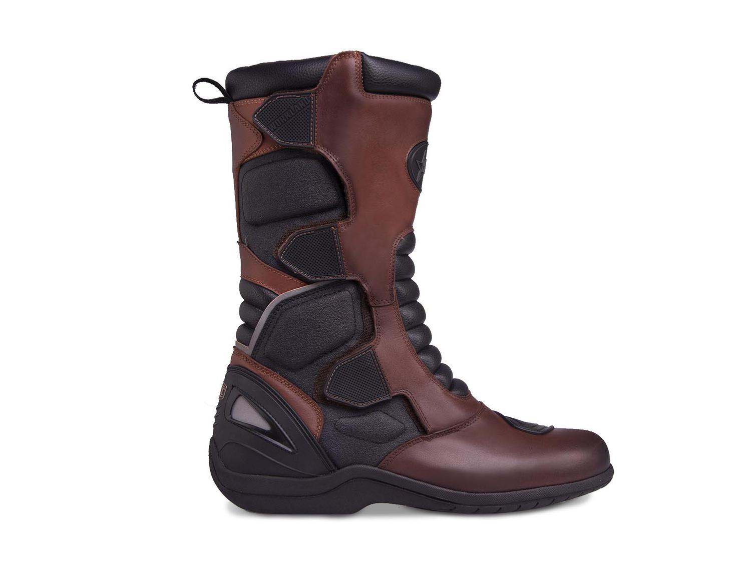 Bota motociclista WKL Biker para dama Mod.80009 Cogñac Cloud - Imagen 2