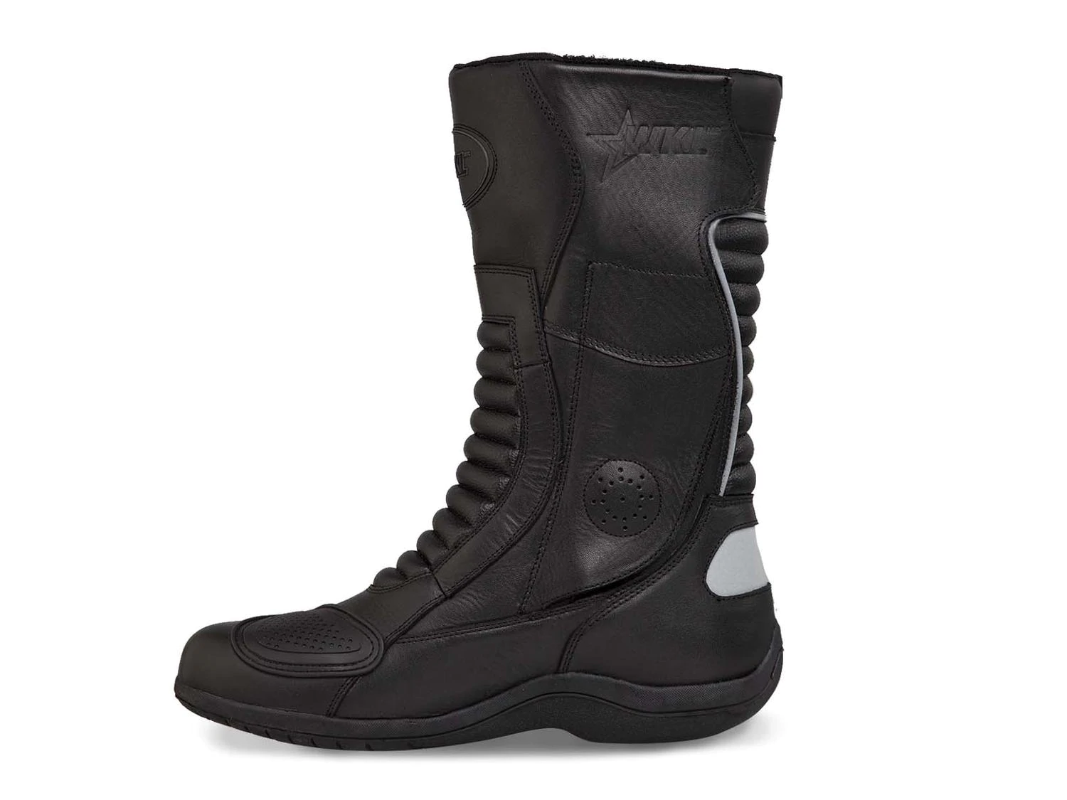 Bota motociclista WKL Biker para dama Mod.80010 Negro Napa / Austria - Imagen 4