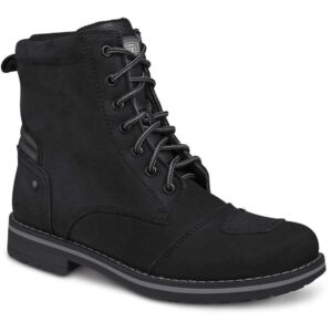 Bota motociclista WKL Biker para caballero Mod.89729 Negro Graso
