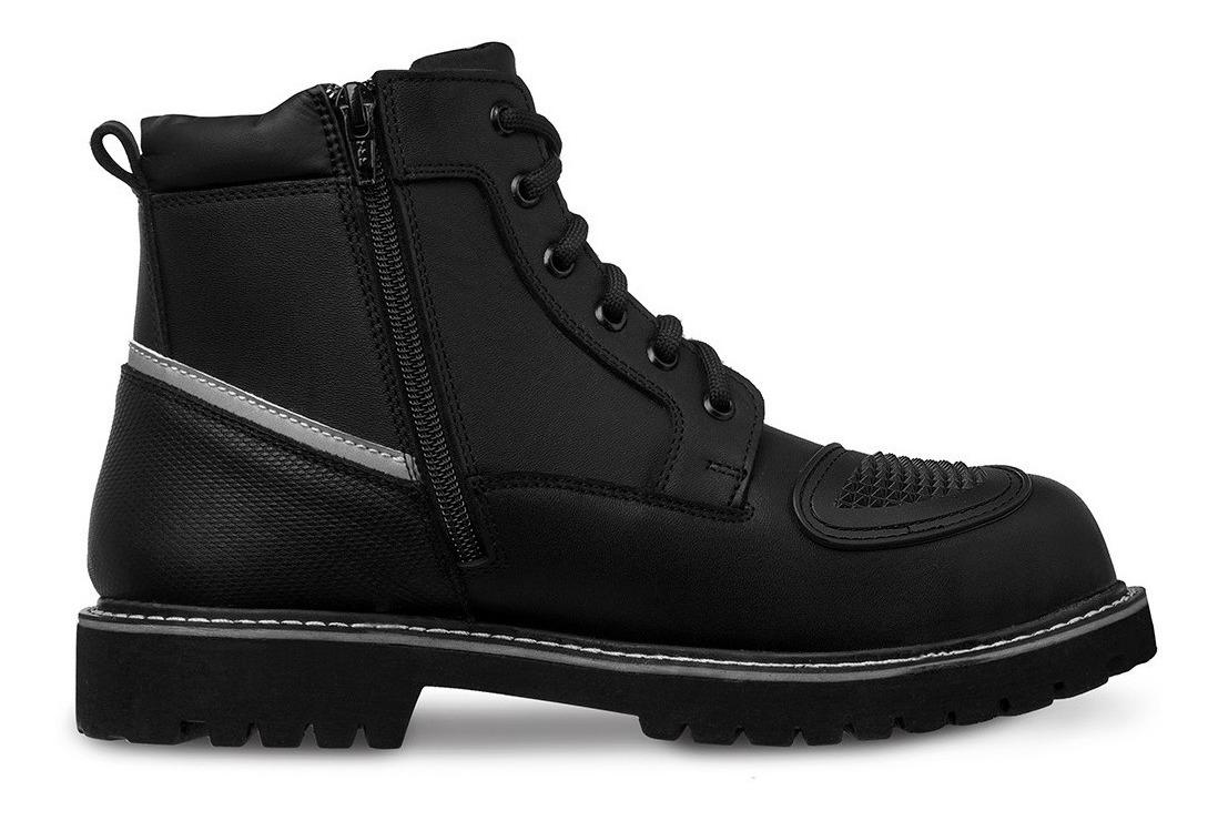 Bota motociclista WKL Biker para caballero Mod.7062 Negro Napa / Austria - Imagen 3