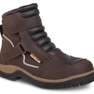 Bota motociclista WKL Biker para caballero Mod.77423 Chocolate Graso