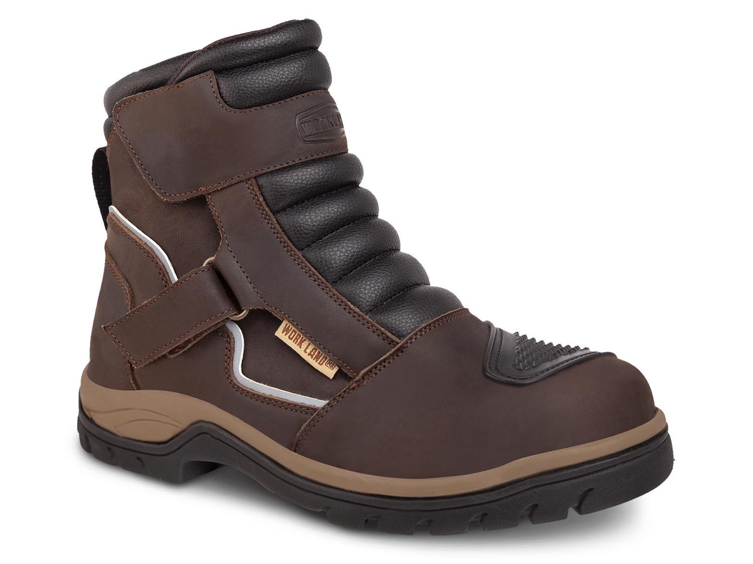 Bota motociclista WKL Biker para caballero Mod.77423 Chocolate Graso
