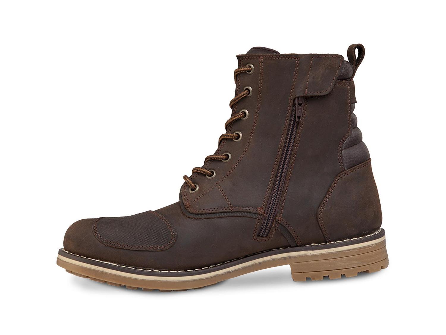 Bota motociclista WKL Biker para caballero Mod.89738 Chocolate Graso - Imagen 3