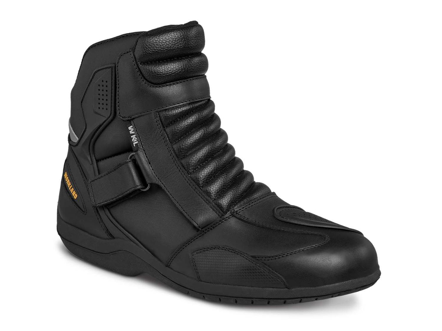 Bota motociclista WKL Biker para caballero Mod.80013 Negro Napa / Austria