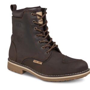 Bota motociclista WKL Biker para caballero Mod.89738 Chocolate Graso