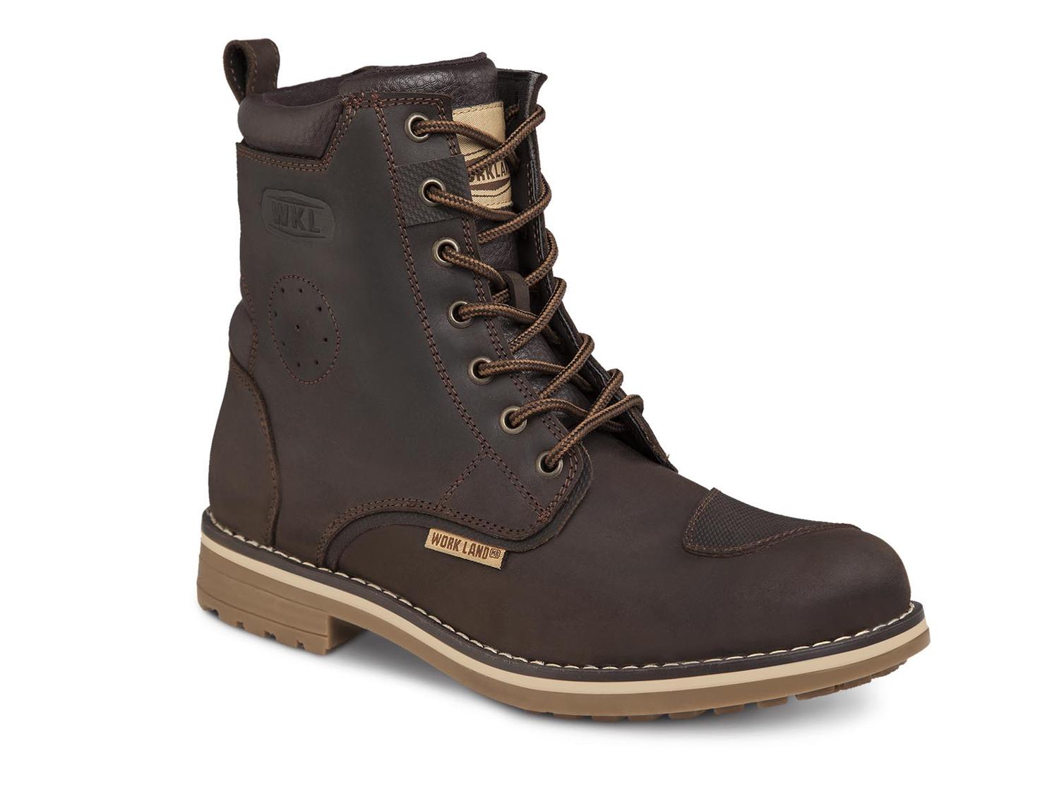 Bota motociclista WKL Biker para caballero Mod.89738 Chocolate Graso