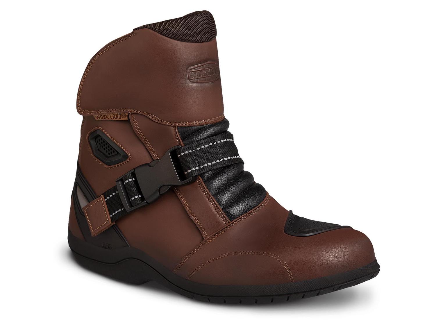 Bota motociclista WKL Biker para caballero Mod.80004 Cogñac Cloud