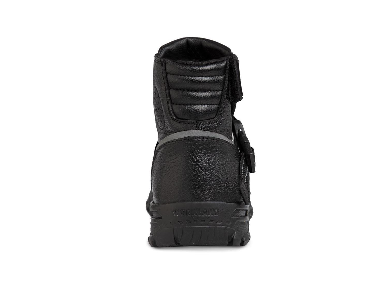Bota motociclista WKL Biker para dama Mod.78219 Negro Flother / Bisonte - Imagen 4