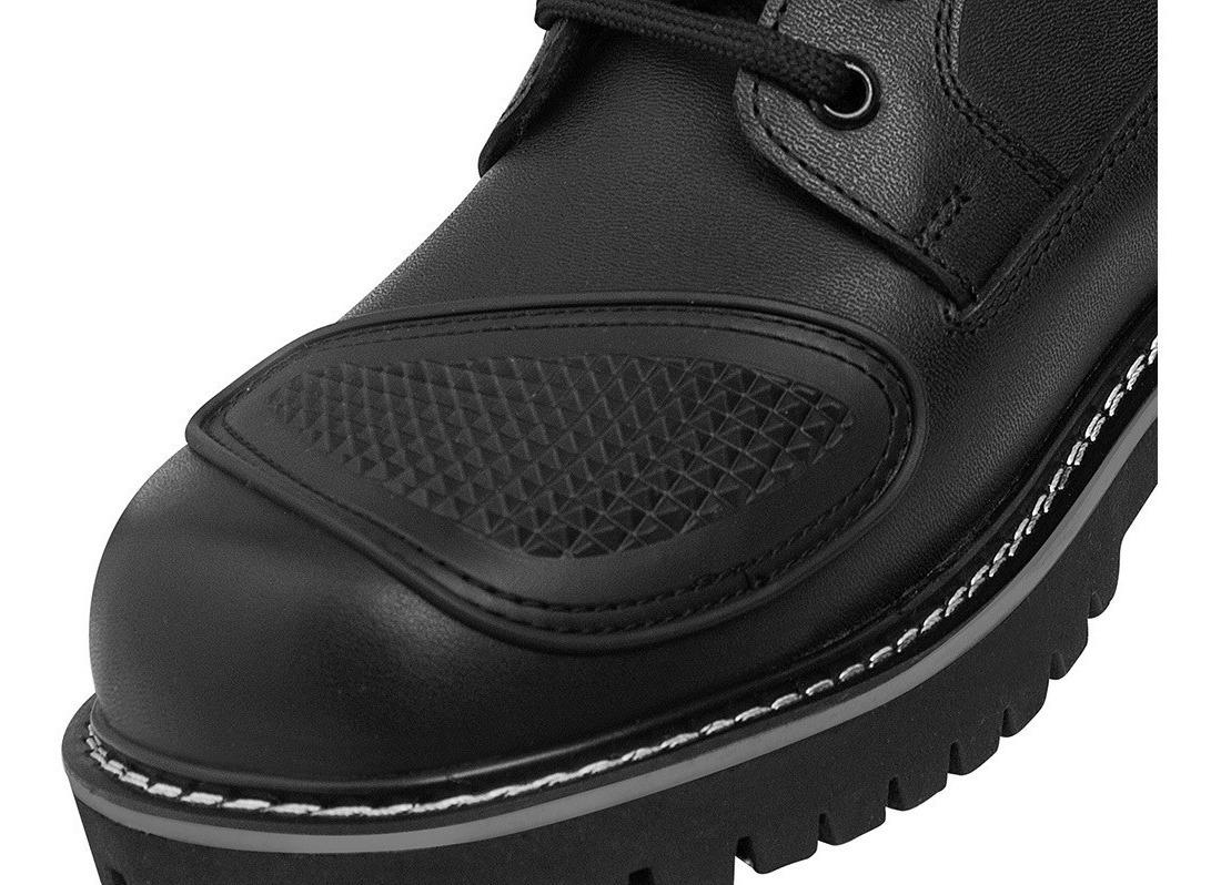 Bota motociclista WKL Biker para caballero Mod.7062 Negro Napa / Austria - Imagen 4