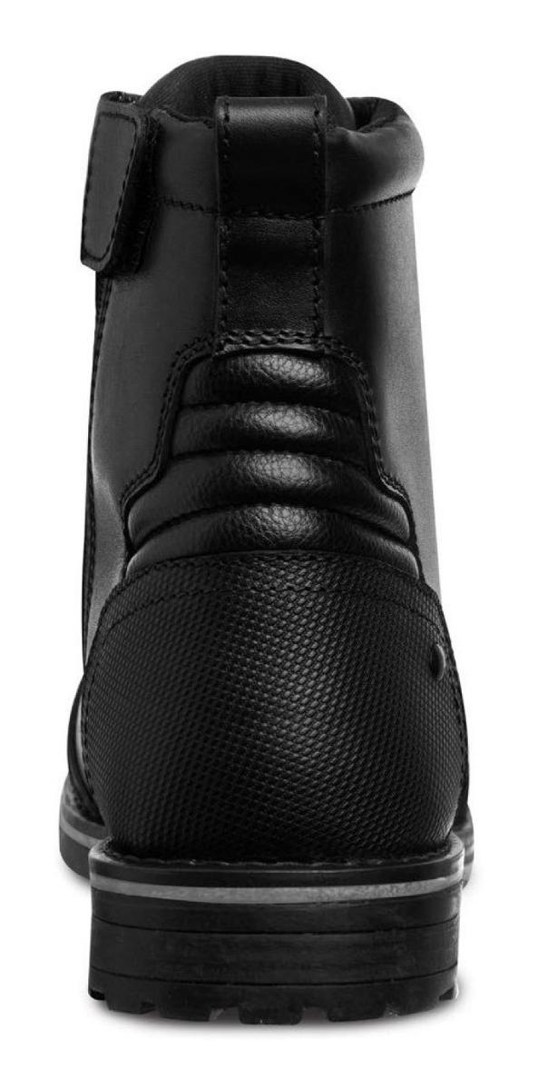 Bota motociclista WKL Biker para caballero Mod.89729 Negro Napa / Austria - Imagen 4