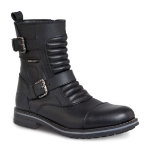 Bota motociclista WKL Biker para caballero Mod.89737 Negro Napa / Austria
